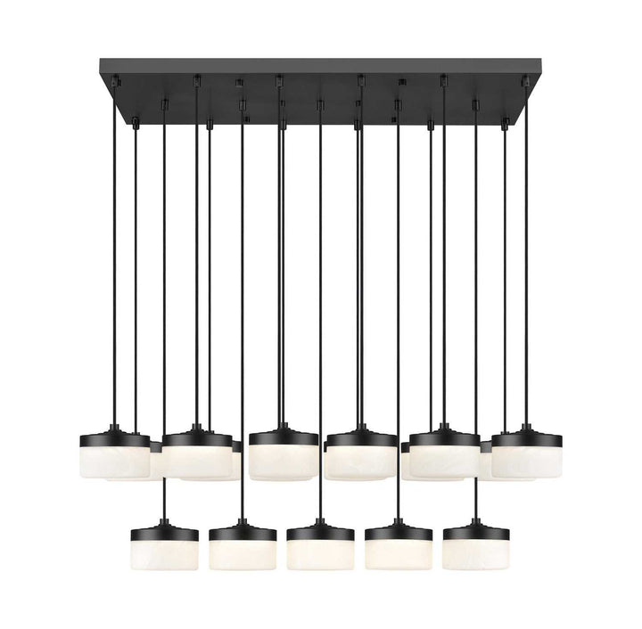 Renaud LED Linear Chandelier in Matte Black Z-Lite Canada