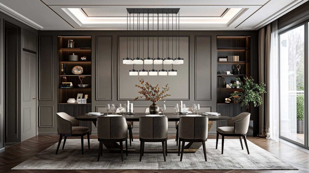Renaud LED Linear Chandelier in Matte Black Z-Lite Canada