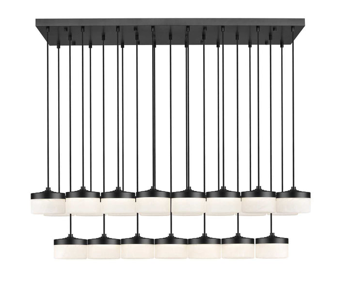 Renaud LED Linear Chandelier in Matte Black Z-Lite Canada