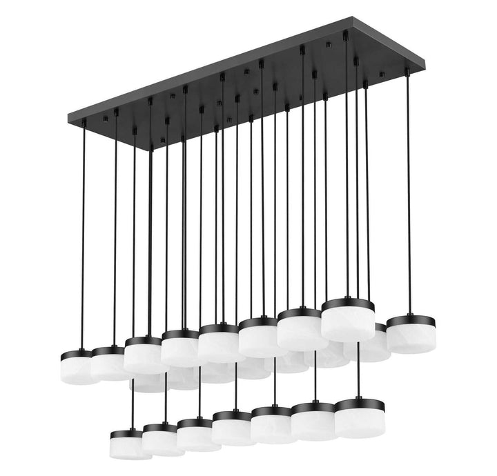 Renaud LED Linear Chandelier in Matte Black Z-Lite Canada