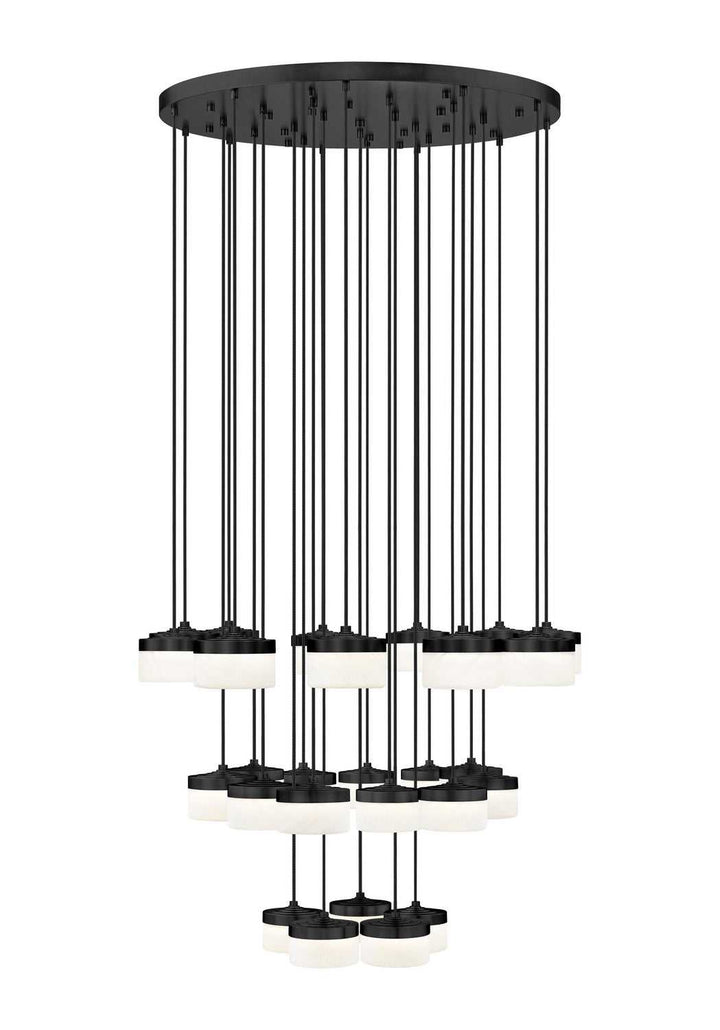 Renaud LED Chandelier in Matte Black Z-Lite Canada