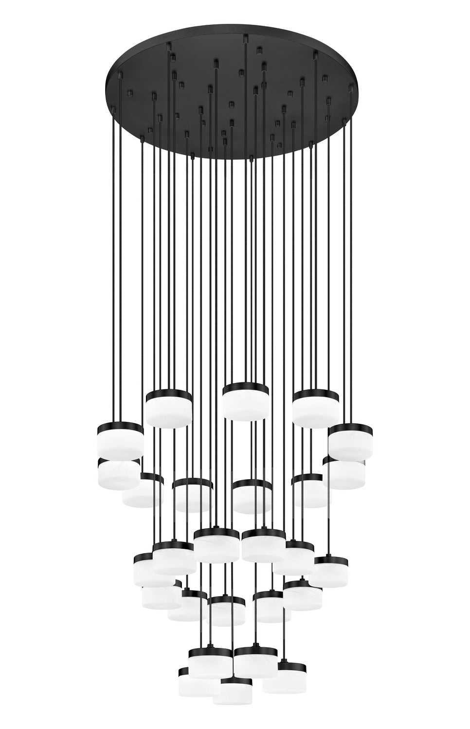 Renaud LED Chandelier in Matte Black Z-Lite Canada