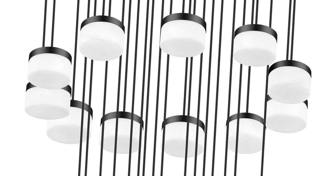 Renaud LED Chandelier in Matte Black Z-Lite Canada