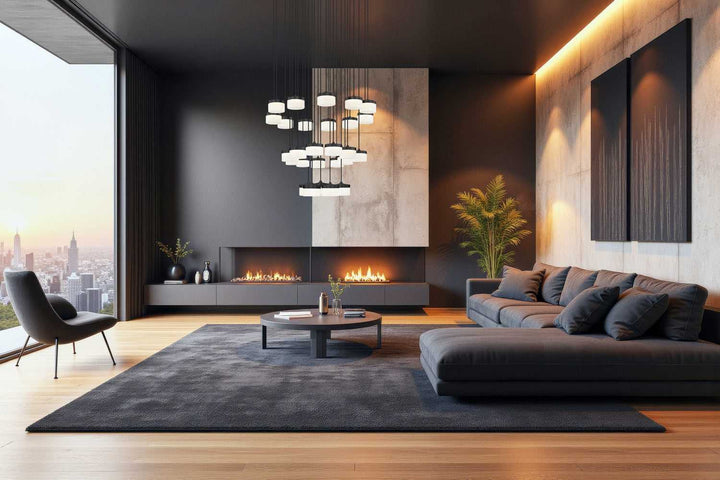 Renaud LED Chandelier in Matte Black Z-Lite Canada