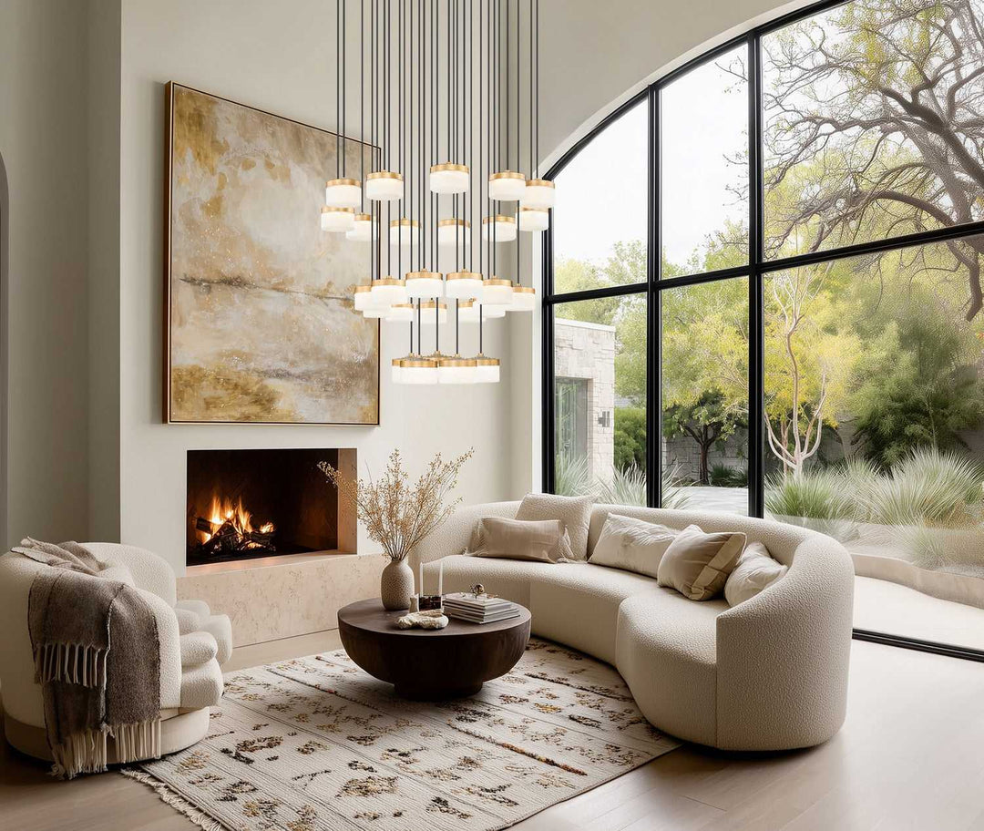 Renaud LED Chandelier in Modern Gold Z-Lite Canada