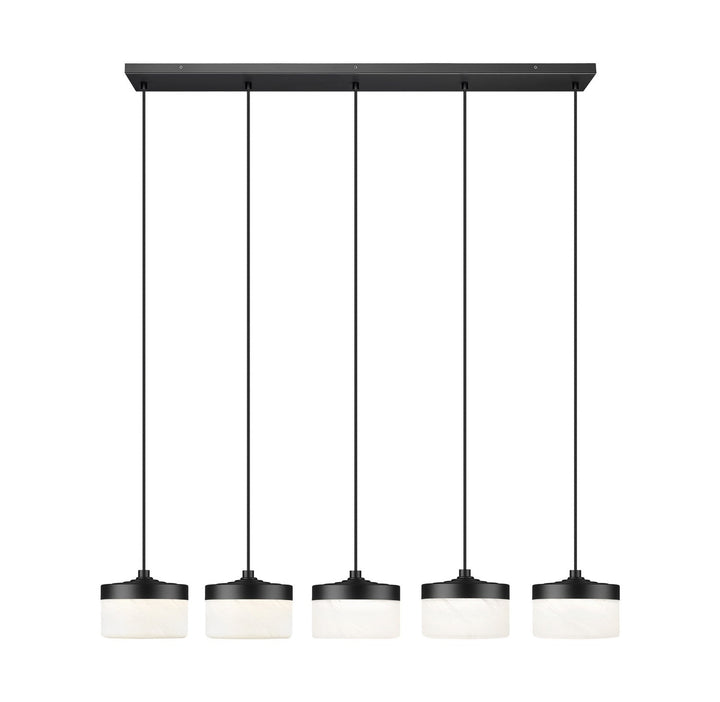 Renaud LED Linear Chandelier in Matte Black Z-Lite Canada