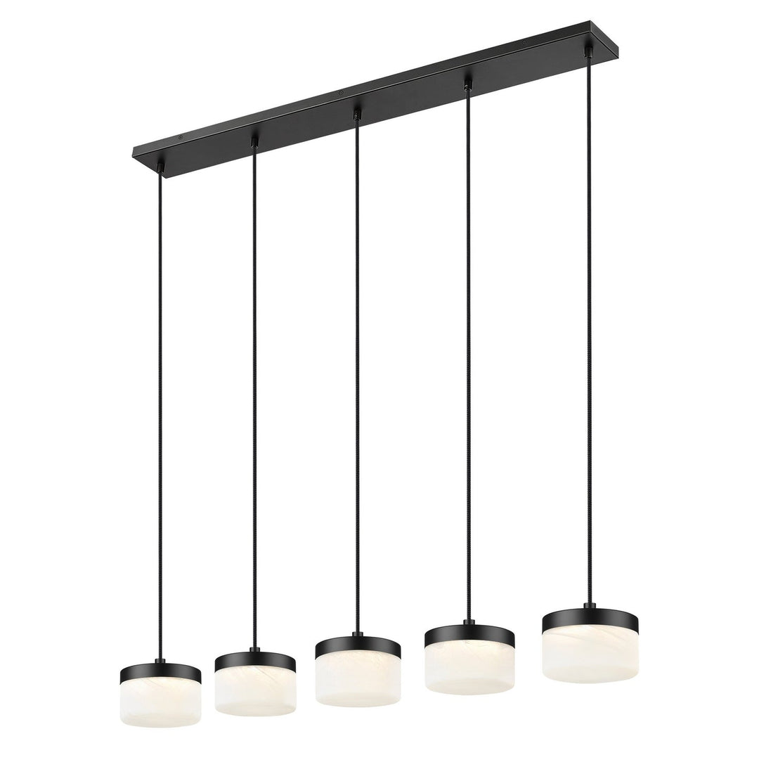 Renaud LED Linear Chandelier in Matte Black Z-Lite Canada