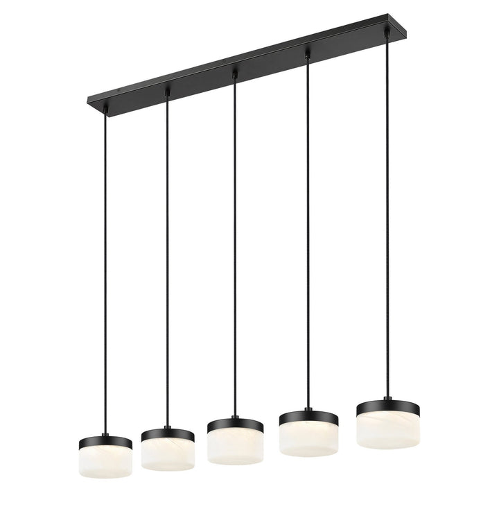 Renaud LED Linear Chandelier in Matte Black Z-Lite Canada