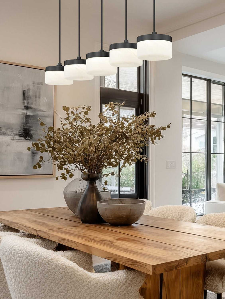 Renaud LED Linear Chandelier in Matte Black Z-Lite Canada