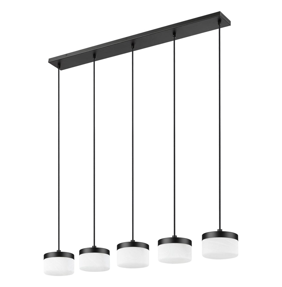 Renaud LED Linear Chandelier in Matte Black Z-Lite Canada