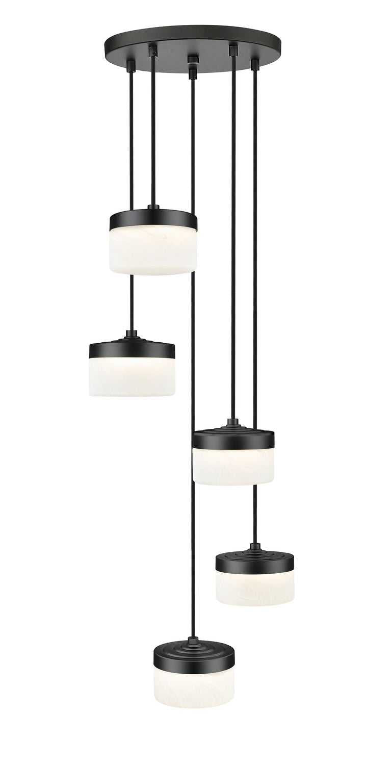 Renaud LED Chandelier in Matte Black Z-Lite Canada