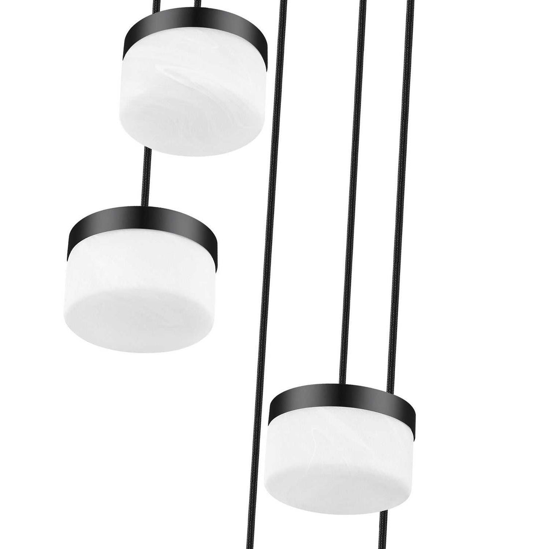 Renaud LED Chandelier in Matte Black Z-Lite Canada