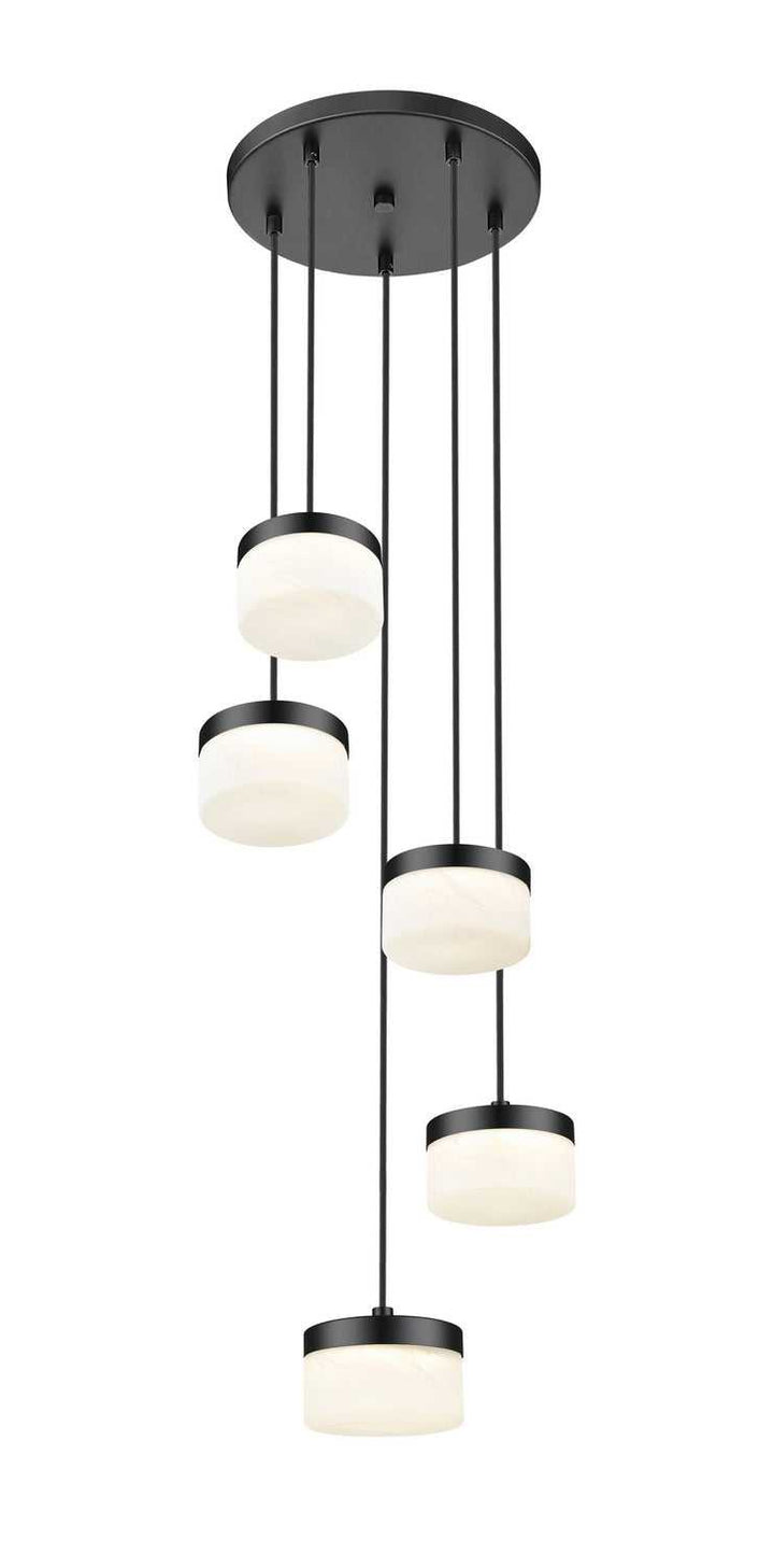 Renaud LED Chandelier in Matte Black Z-Lite Canada