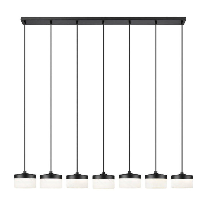 Renaud LED Linear Chandelier in Matte Black Z-Lite Canada