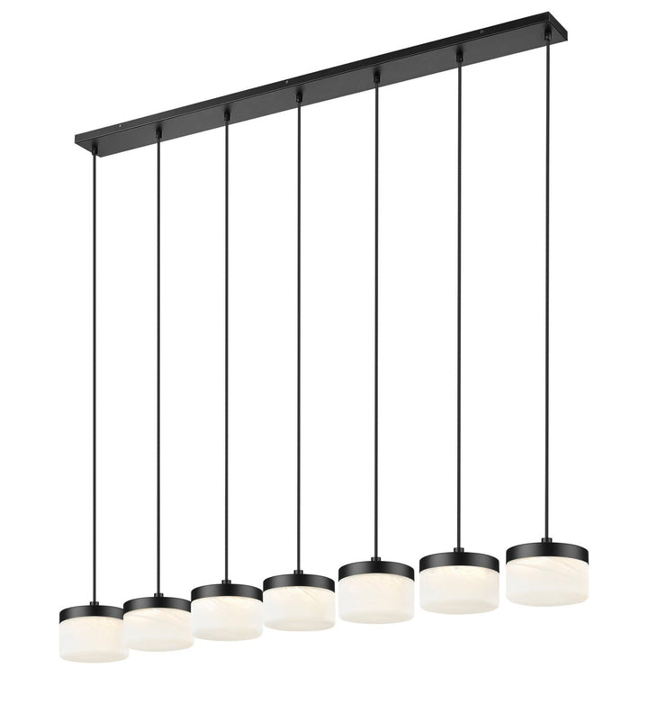Renaud LED Linear Chandelier in Matte Black Z-Lite Canada