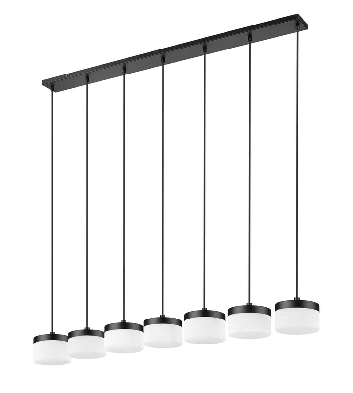 Renaud LED Linear Chandelier in Matte Black Z-Lite Canada