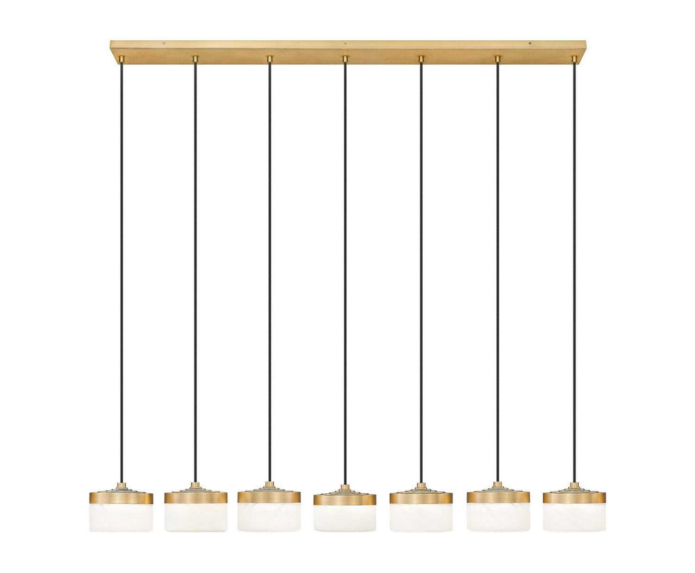Renaud LED Linear Chandelier in Modern Gold Z-Lite Canada