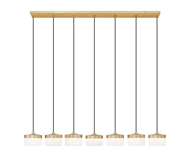 Renaud LED Linear Chandelier in Modern Gold Z-Lite Canada