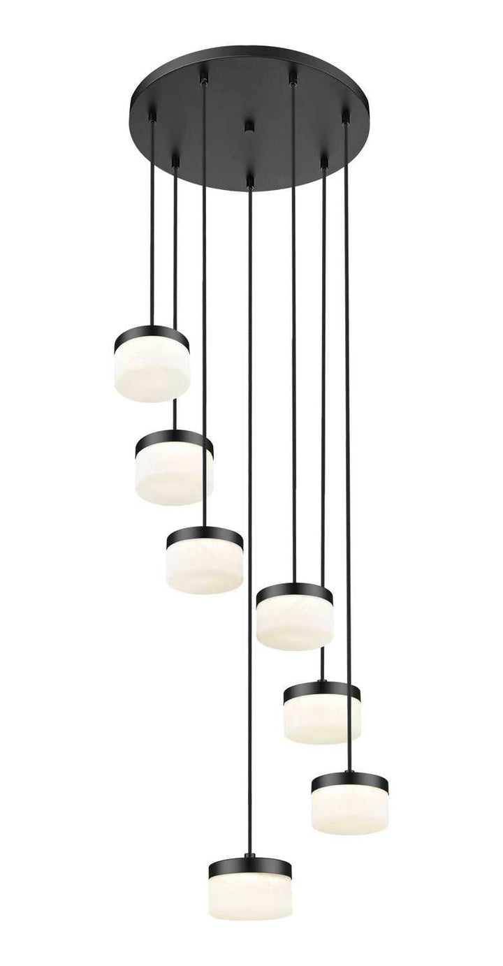 Renaud LED Chandelier in Matte Black Z-Lite Canada