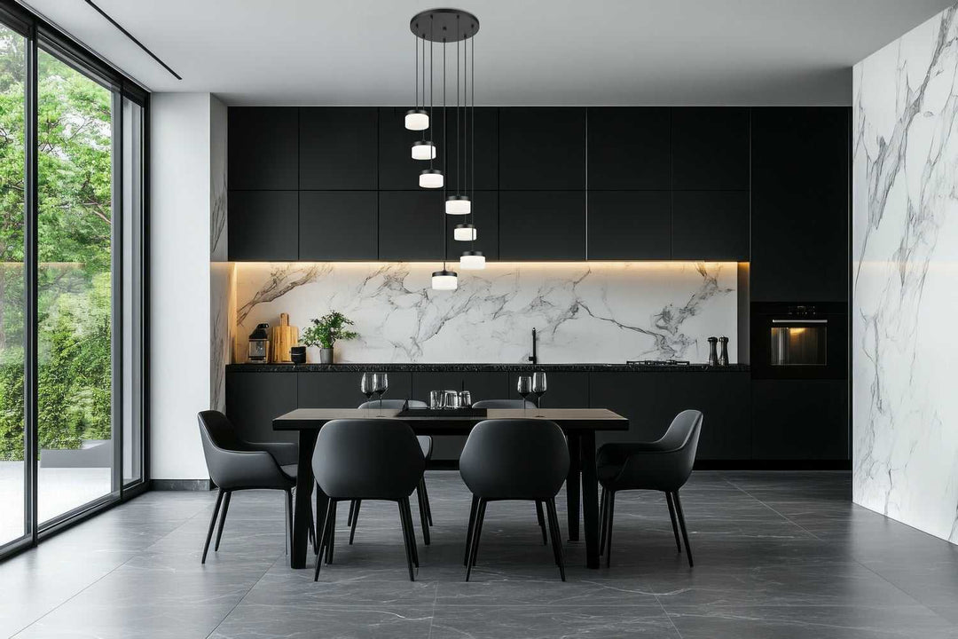 Renaud LED Chandelier in Matte Black Z-Lite Canada