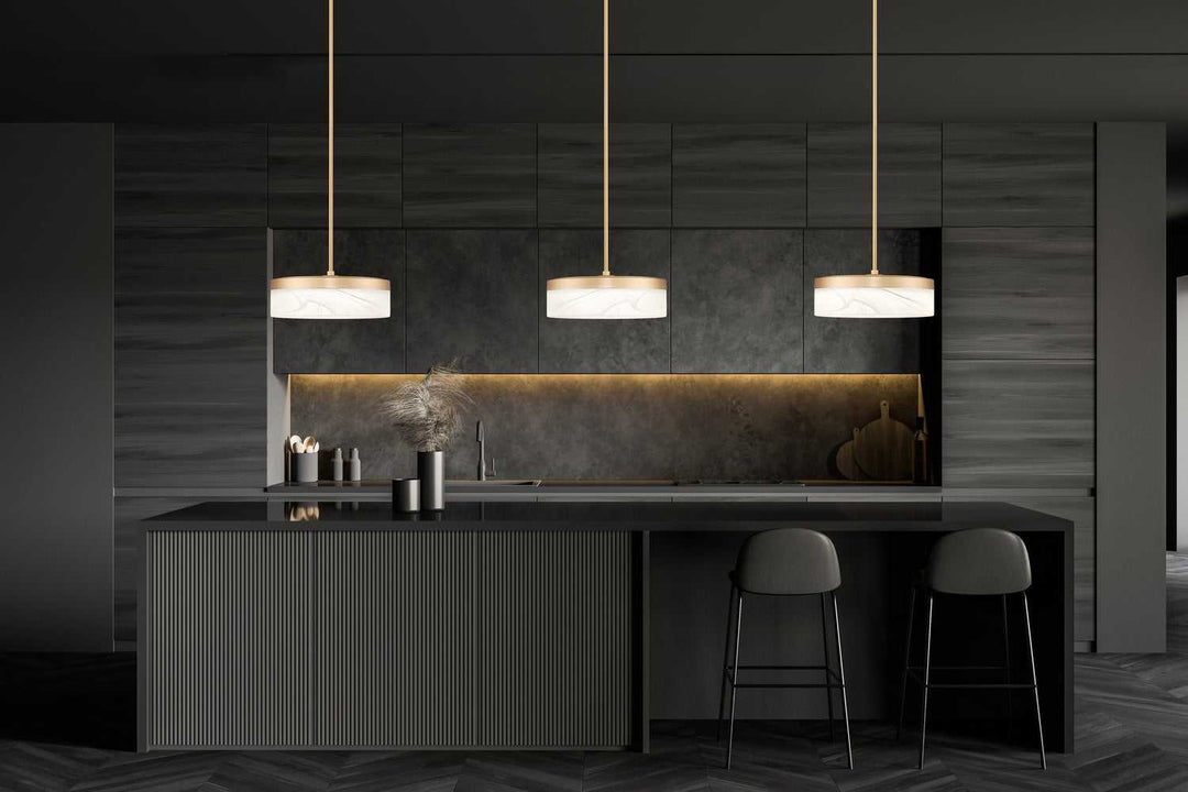 Renaud LED Pendant in Modern Gold Z-Lite Canada