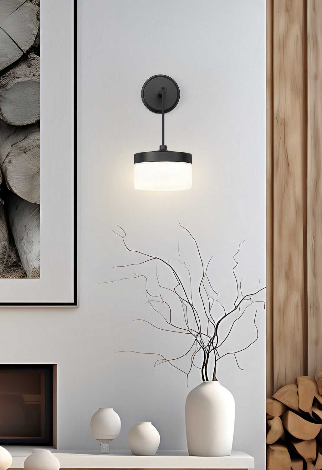 Renaud LED Wall Sconce in Matte Black Z-Lite Canada