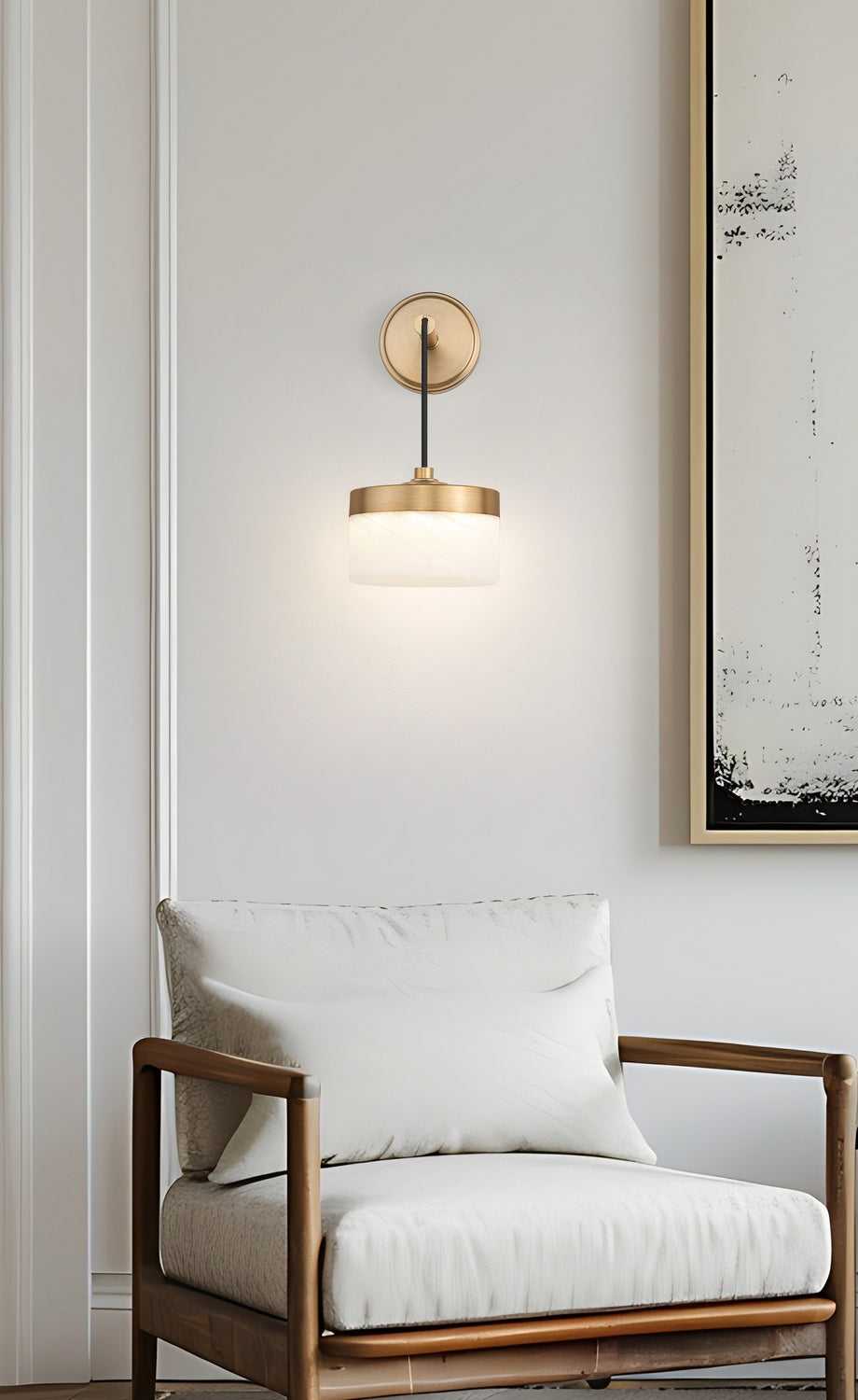Renaud LED Wall Sconce in Modern Gold Z-Lite Canada