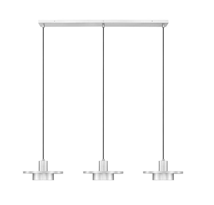 Ludo LED Linear Chandelier in Brushed Nickel Z-Lite Canada