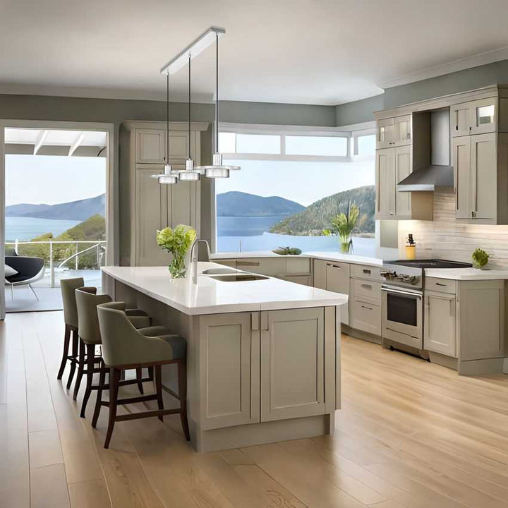 Ludo LED Linear Chandelier in Brushed Nickel Z-Lite Canada