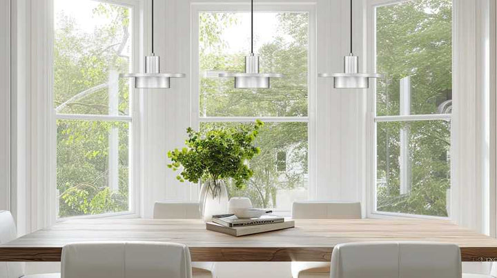 Ludo LED Linear Chandelier in Brushed Nickel Z-Lite Canada