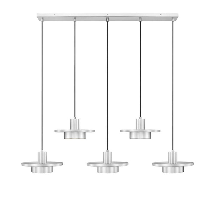 Ludo LED Linear Chandelier in Brushed Nickel Z-Lite Canada