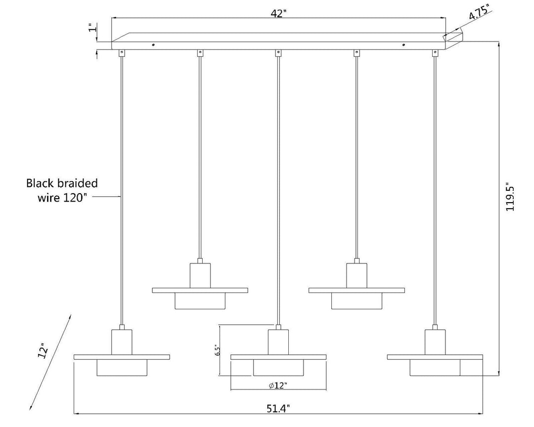 Ludo LED Linear Chandelier in Matte White + Modern Gold Z-Lite Canada