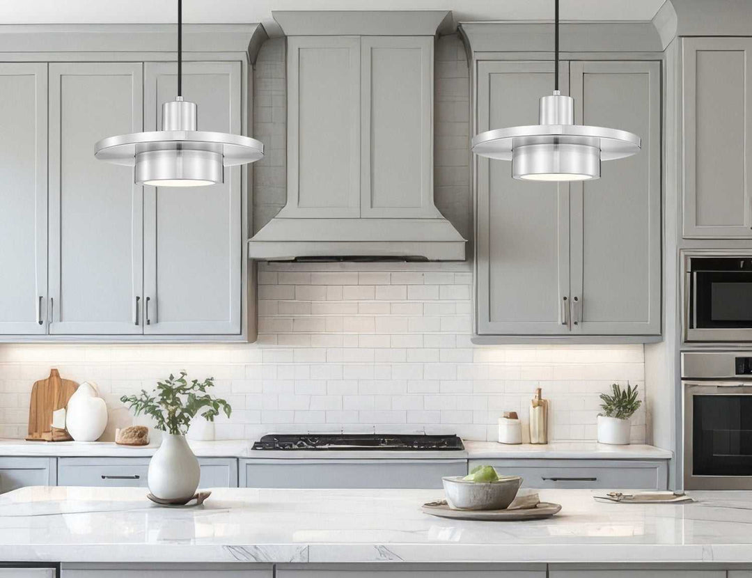 Ludo LED Pendant in Brushed Nickel Z-Lite Canada