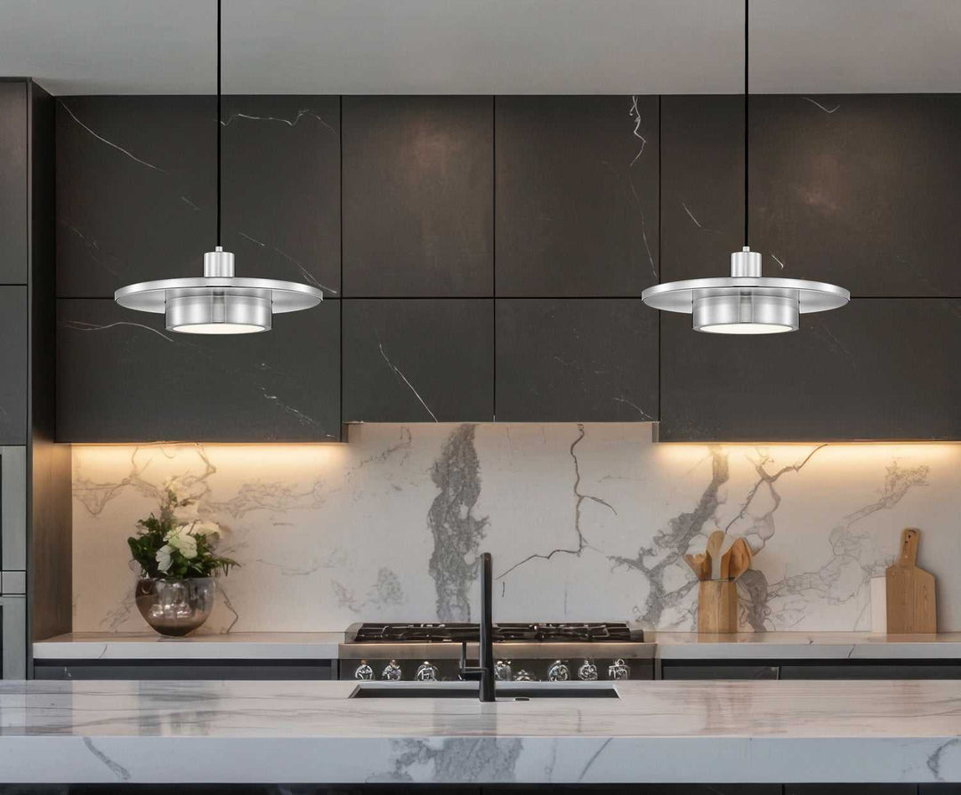 Ludo LED Pendant in Brushed Nickel Z-Lite Canada