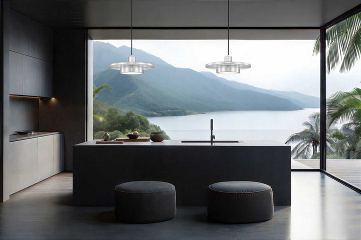 Ludo LED Pendant in Brushed Nickel Z-Lite Canada