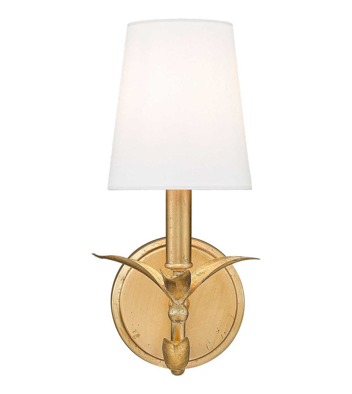 Aslin One Light Wall Sconce in Gold Leaf Z-Lite Canada