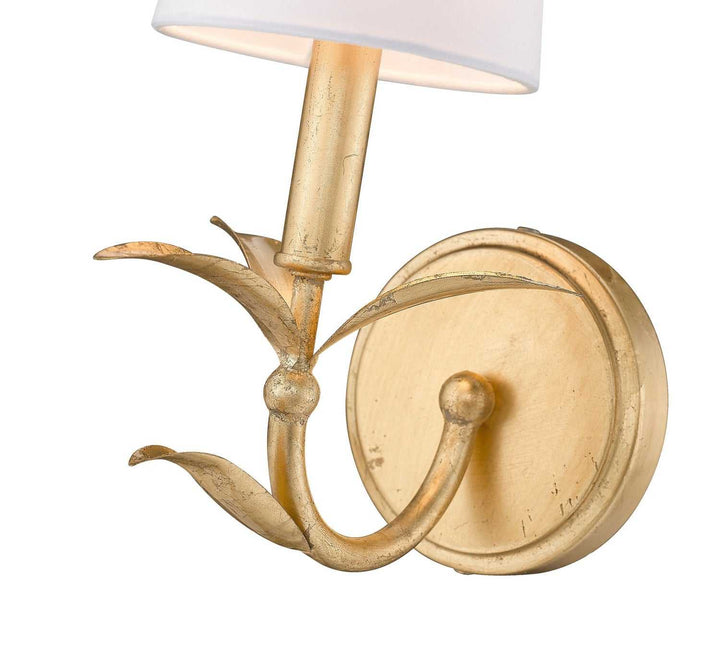 Aslin One Light Wall Sconce in Gold Leaf Z-Lite Canada