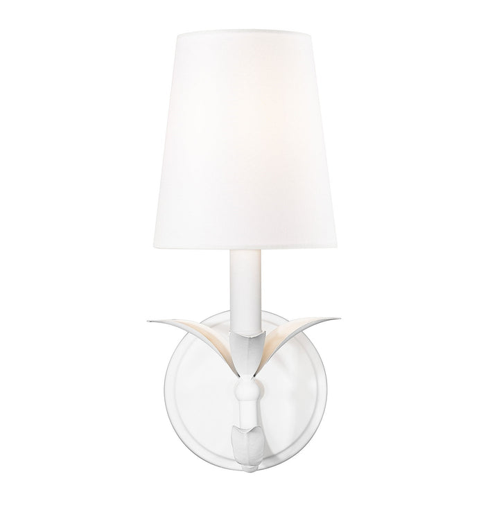 Aslin One Light Wall Sconce in Textured White Z-Lite Canada