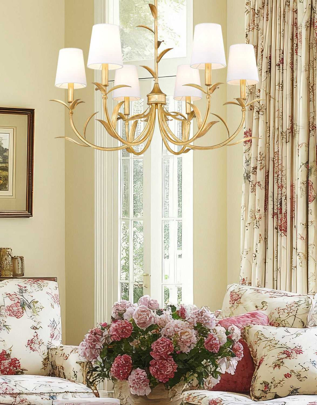 Aslin Six Light Chandelier in Gold Leaf Z-Lite Canada