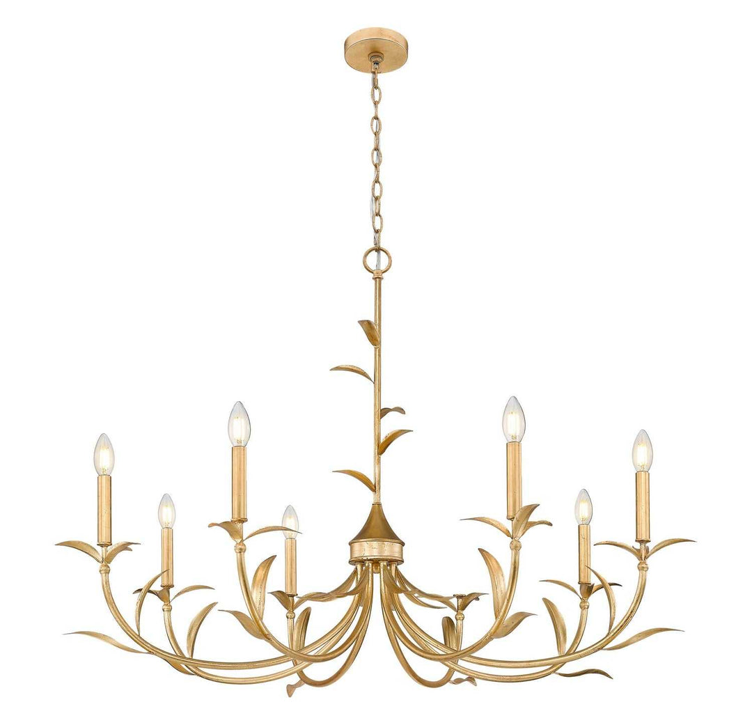 Aslin Eight Light Chandelier in Gold Leaf Z-Lite Canada