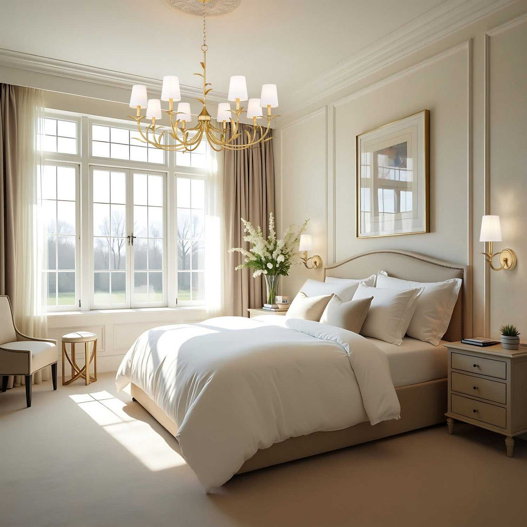 Aslin Eight Light Chandelier in Gold Leaf Z-Lite Canada