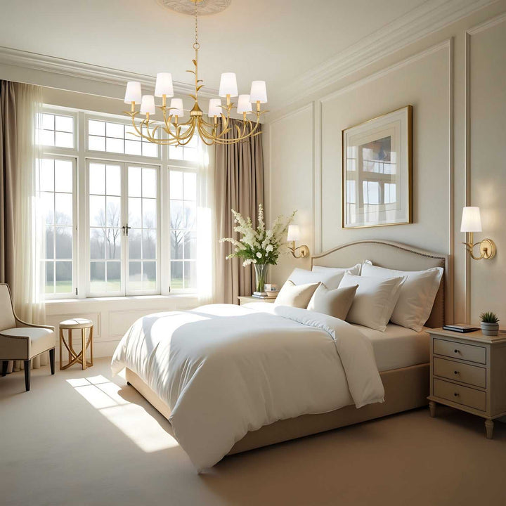 Aslin Eight Light Chandelier in Gold Leaf Z-Lite Canada