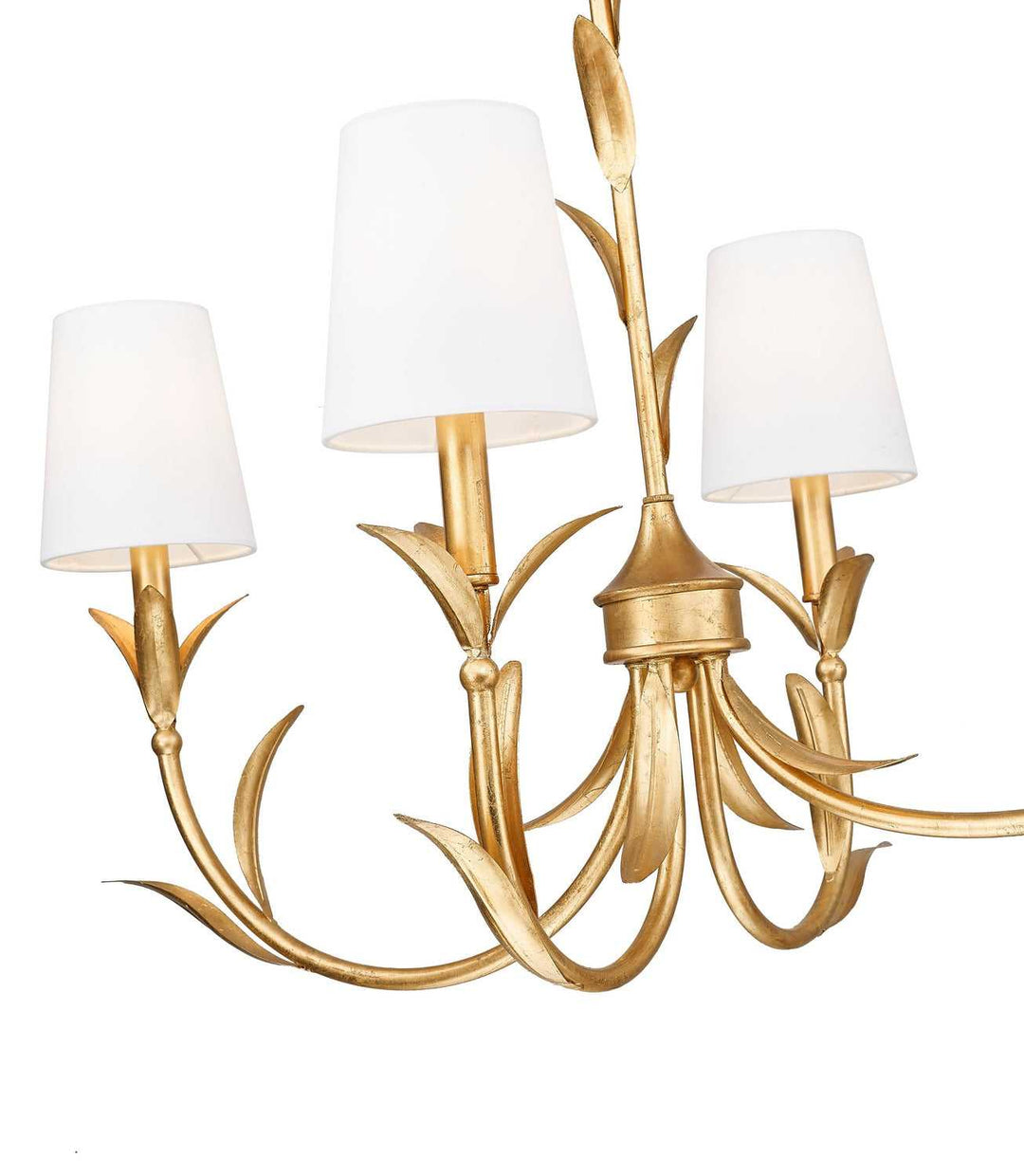 Aslin Six Light Linear Chandelier in Gold Leaf Z-Lite Canada