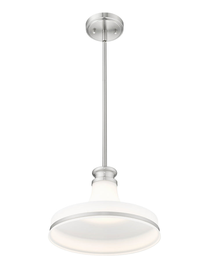 Reznor One Light Pendant in Brushed Nickel Z-Lite Canada
