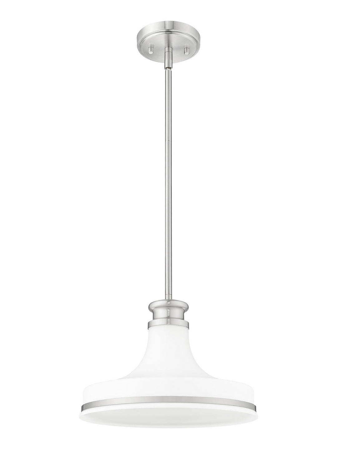 Reznor One Light Pendant in Brushed Nickel Z-Lite Canada