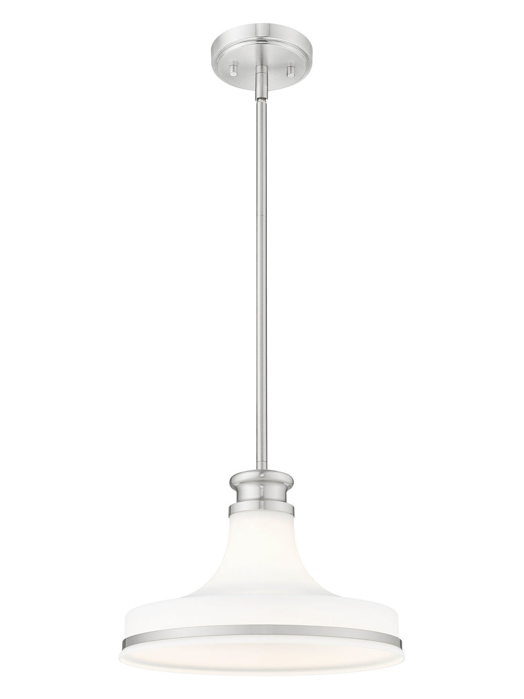 Reznor One Light Pendant in Brushed Nickel Z-Lite Canada