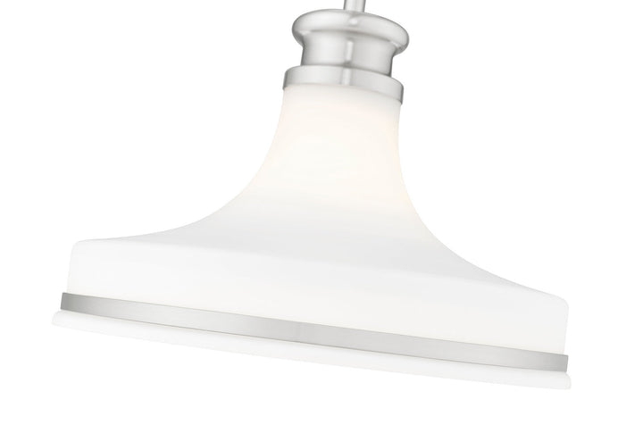 Reznor One Light Pendant in Brushed Nickel Z-Lite Canada