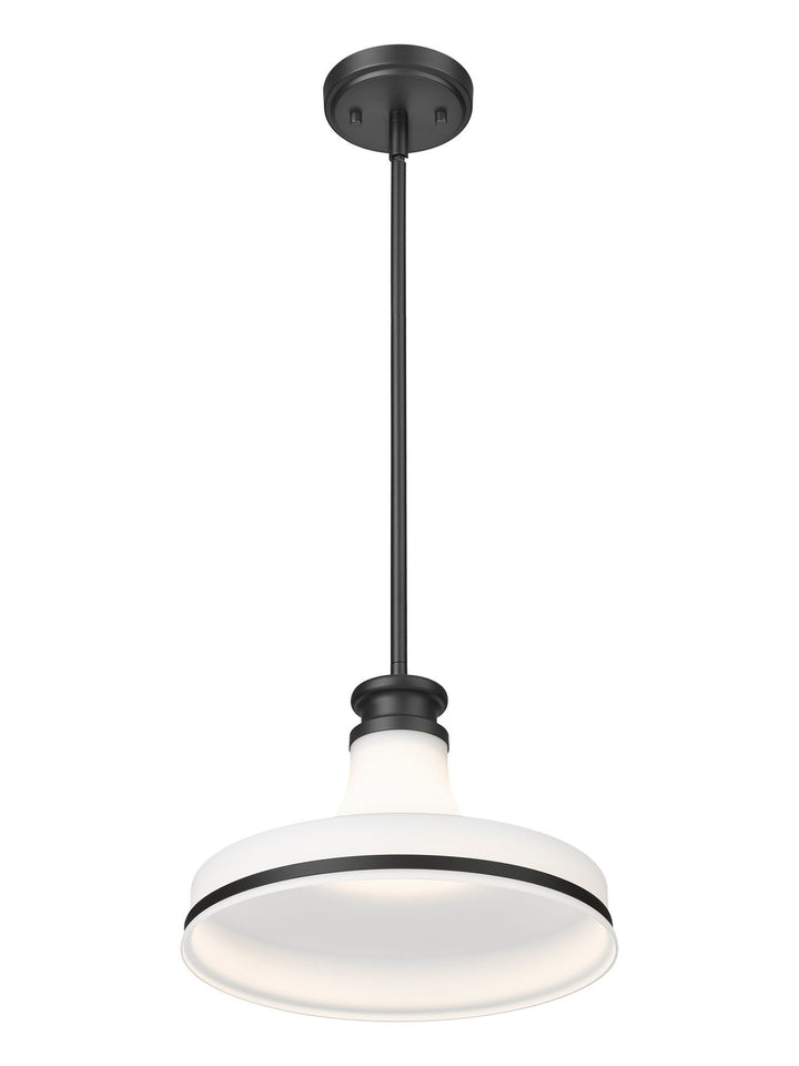 Reznor One Light Pendant in Matte Black Z-Lite Canada