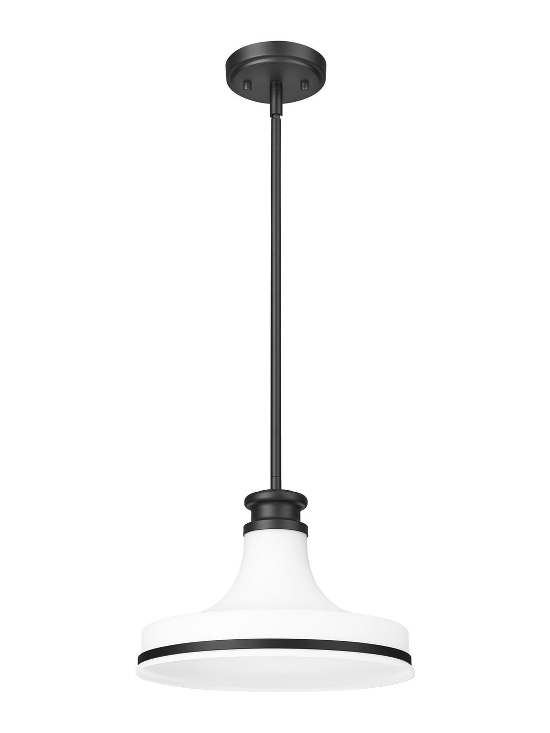 Reznor One Light Pendant in Matte Black Z-Lite Canada