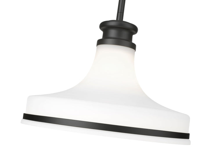 Reznor One Light Pendant in Matte Black Z-Lite Canada